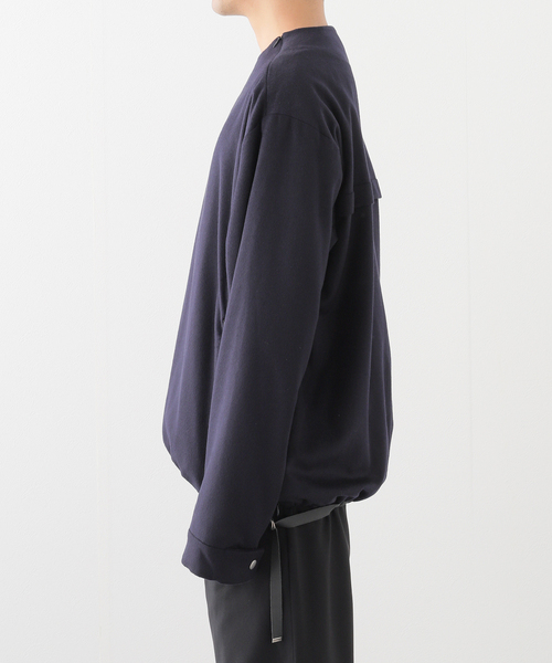 seya.(セヤ)の「seya. (セヤ) TRACK PULLOVER SG06248F109(Tシャツ/カットソー・メンズ・ネイビー・3)」の10枚目の写真