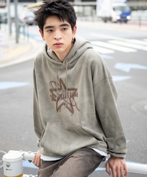 WEGO | WEGO/【24年秋冬新作】スノーダイグラフィックビッグパーカー(パーカー)