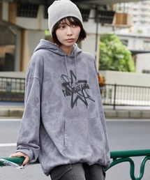 WEGO/スノーダイグラフィックビッグパーカー