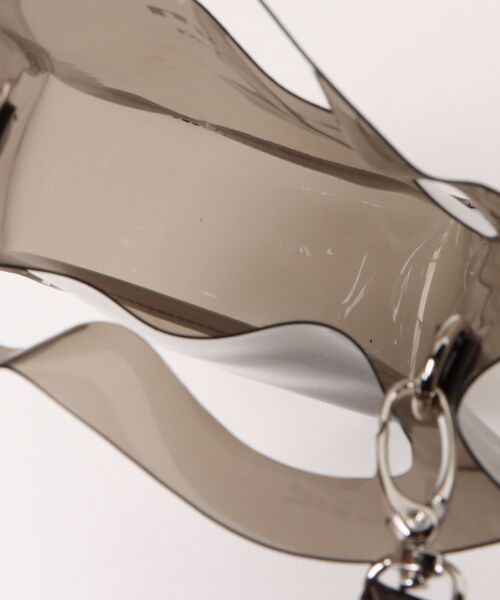 ADAM PATEK(アダムパテック)の「【Km】ADAM PATEK/ アダムパテック 【 CONEY 】CLEAR mini pouch shoulder(ショルダーバッグ・メンズ・ブラック・ONESIZE)」の4枚目の写真