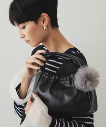 OPAQUE.CLIP | 【2WAY】チュールチャーム付きミニショルダーバッグ(ショルダーバッグ)