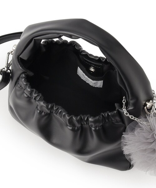 OPAQUE.CLIP（オペークドットクリップ）の「◆【2WAY】チュールチャーム付きミニショルダーバッグ（ショルダーバッグ・レディース・ブルー/シルバー/ブラック・00）」の16枚目の写真