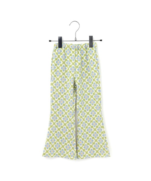 MAKE YOUR DAY（メイクユアデイ）の「ジャガードフレアパンツ■80～140cm（スウェットパンツ・キッズ・ネイビー/オレンジ/ブラウン/ライム・80/90/100/110/140/120/130）」の3枚目の写真