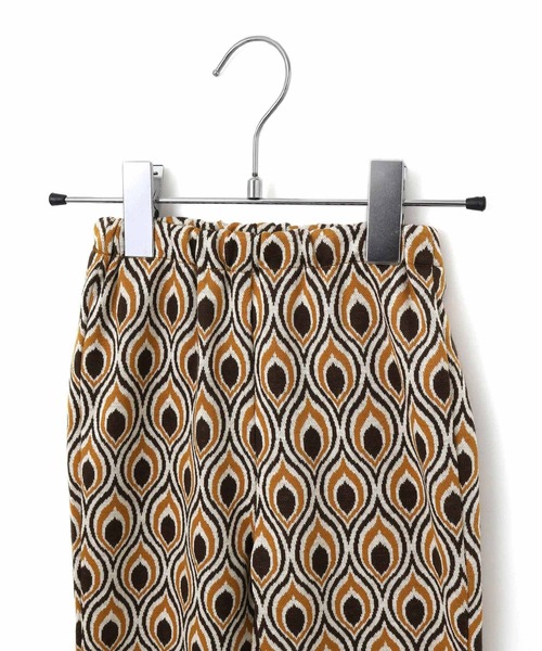 MAKE YOUR DAY（メイクユアデイ）の「ジャガードフレアパンツ■80～140cm（スウェットパンツ・キッズ・ネイビー/オレンジ/ブラウン/ライム・80/90/100/110/140/120/130）」の13枚目の写真