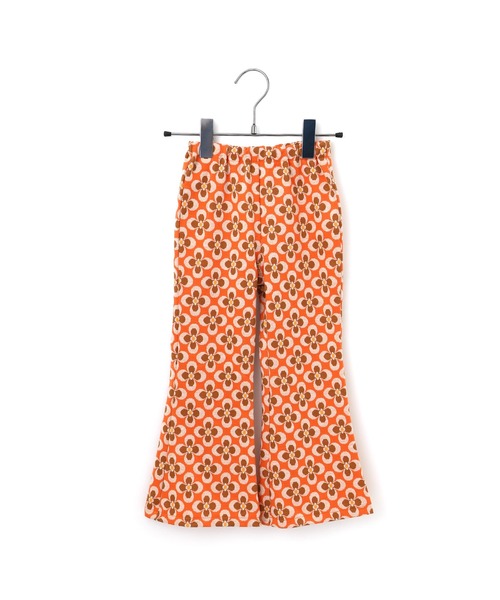 MAKE YOUR DAY（メイクユアデイ）の「ジャガードフレアパンツ■80～140cm（スウェットパンツ・キッズ・ネイビー/オレンジ/ブラウン/ライム・80/90/100/110/140/120/130）」の11枚目の写真