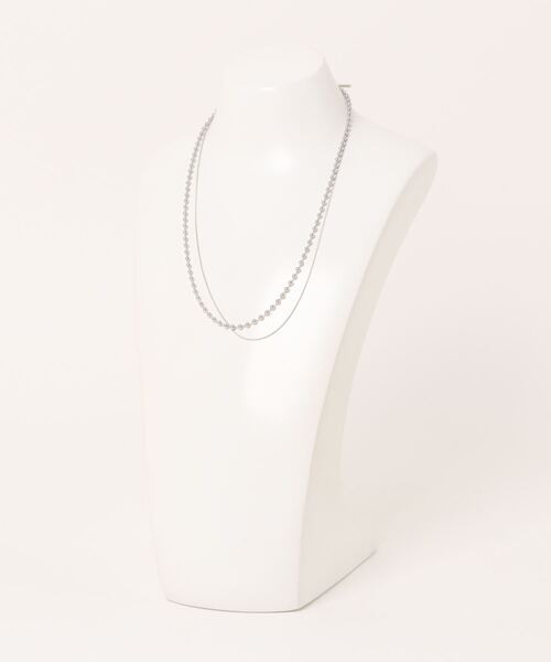 KATHARINE ROSS（キャサリンロス）の「【KATHARINE ROSS】【Joli&Micare】スノークオーツ２WAYネックレス（ネックレス・レディース・シルバー・MEDIUM）」の2枚目の写真