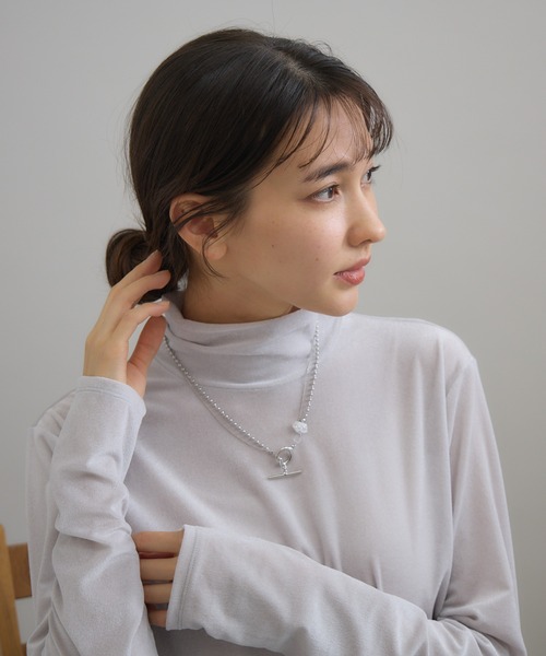 KATHARINE ROSS（キャサリンロス）の「【KATHARINE ROSS】【Joli&Micare】スノークオーツ２WAYネックレス（ネックレス・レディース・シルバー・MEDIUM）」の3枚目の写真