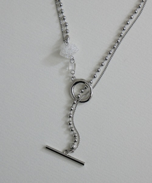 KATHARINE ROSS（キャサリンロス）の「【KATHARINE ROSS】【Joli&Micare】スノークオーツ２WAYネックレス（ネックレス・レディース・シルバー・MEDIUM）」の8枚目の写真