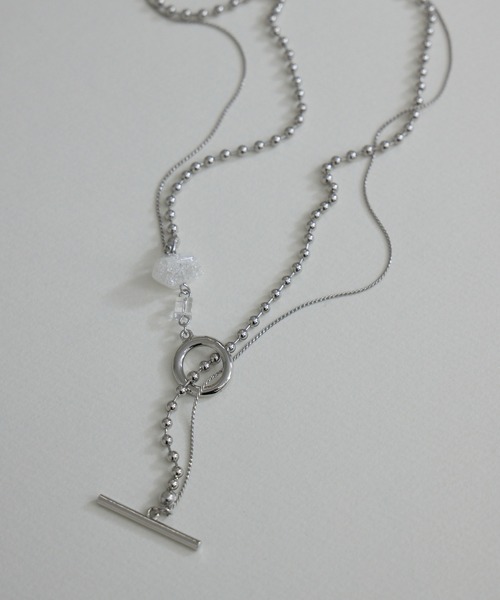 KATHARINE ROSS（キャサリンロス）の「【KATHARINE ROSS】【Joli&Micare】スノークオーツ２WAYネックレス（ネックレス・レディース・シルバー・MEDIUM）」の9枚目の写真