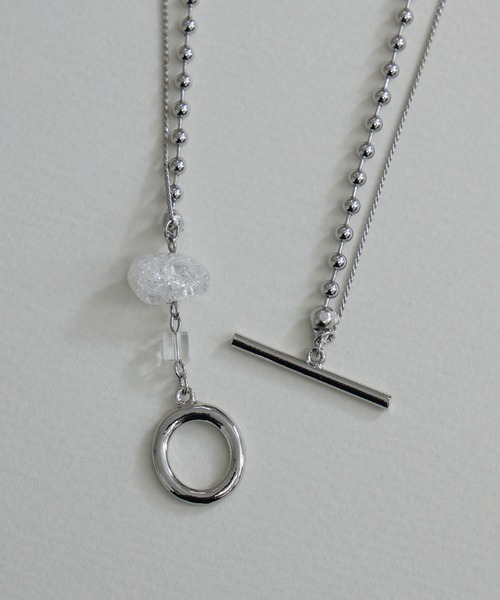 KATHARINE ROSS（キャサリンロス）の「【KATHARINE ROSS】【Joli&Micare】スノークオーツ２WAYネックレス（ネックレス・レディース・シルバー・MEDIUM）」の10枚目の写真