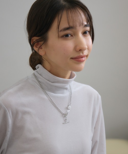 KATHARINE ROSS（キャサリンロス）の「【KATHARINE ROSS】【Joli&Micare】スノークオーツ２WAYネックレス（ネックレス・レディース・シルバー・MEDIUM）」の4枚目の写真