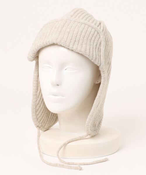 Soelilas】Rib Knit Flight Cap (リブニットフライトキャップ) LCD