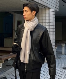 Chikashitsu + | 【Chikashitsu +】long muffler / 【チカシツプラス】ロングマフラー(マフラー)