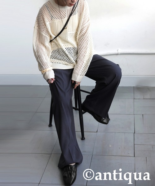 antiqua(アンティカ)の「ギャザーデザインパンプス(パンプス・レディース・ブラック/シルバー・LL/S/M/L)」の5枚目の写真