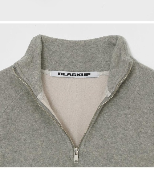 [MADE] ルニックSET - ハーフジップアップスウェット（スウェット）｜BLACKUP（ブラックアップ）