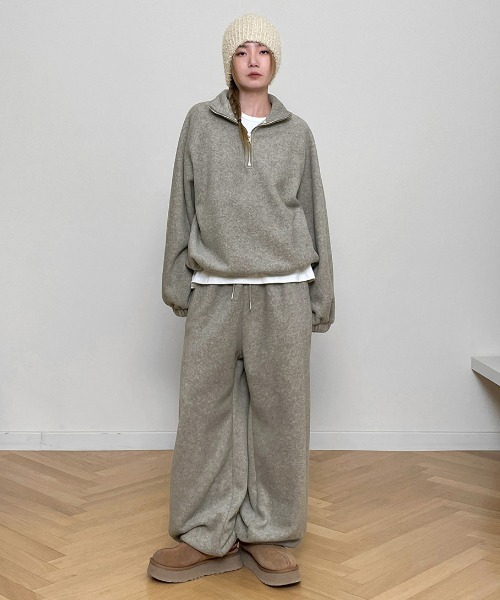 [MADE] ルニックSET - ハーフジップアップスウェット（スウェット）｜BLACKUP（ブラックアップ）