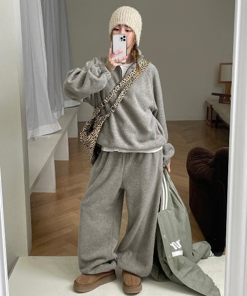 [MADE] ルニックSET - ハーフジップアップスウェット（スウェット）｜BLACKUP（ブラックアップ）