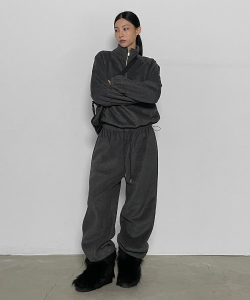 [MADE] ルニックSET - ハーフジップアップスウェット（スウェット）｜BLACKUP（ブラックアップ）