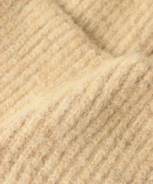 SLOBE IENA（スローブイエナ）の「SLOBE フライトニットキャップ（ニットキャップ/ビーニー・レディース・ベージュ/ネイビー・FREE）」の14枚目の写真