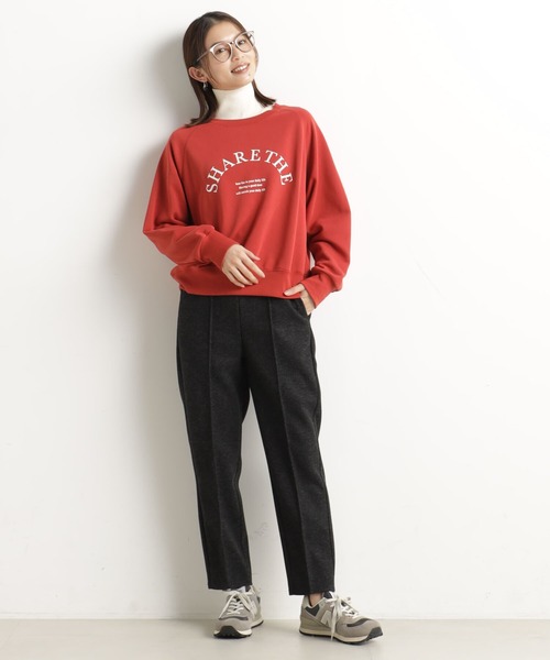 FOUND GOOD（ファウンドグッド）の「ウールライクテーパードP（その他パンツ・レディース・グレー系8/グリーン系8/グレー系/アイボリー・L/M/S）」の16枚目の写真