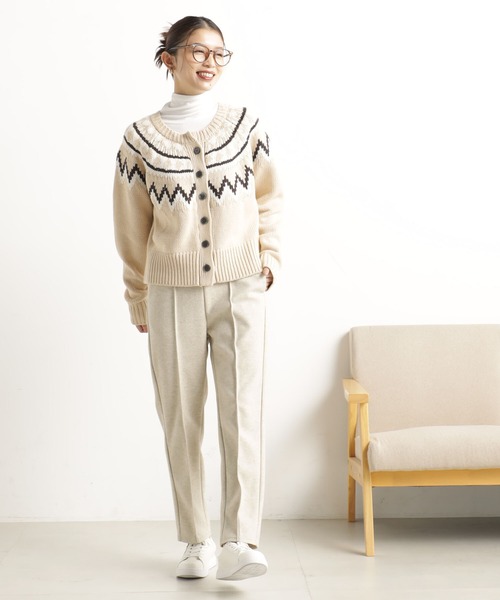 FOUND GOOD（ファウンドグッド）の「ウールライクテーパードP（その他パンツ・レディース・グレー系8/グリーン系8/グレー系/アイボリー・L/M/S）」の20枚目の写真