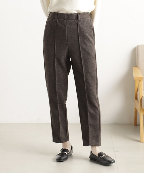 FOUND GOOD（ファウンドグッド）の「ウールライクテーパードP（その他パンツ・レディース・グレー系8/グリーン系8/グレー系/アイボリー・L/M/S）」の6枚目の写真