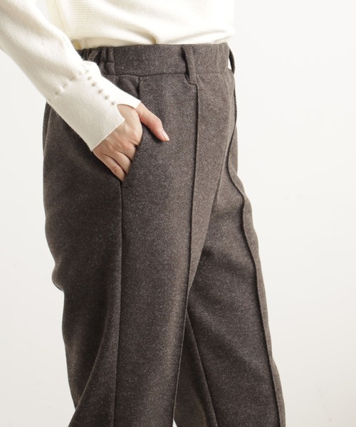 FOUND GOOD（ファウンドグッド）の「ウールライクテーパードP（その他パンツ・レディース・グレー系8/グリーン系8/グレー系/アイボリー・L/M/S）」の8枚目の写真