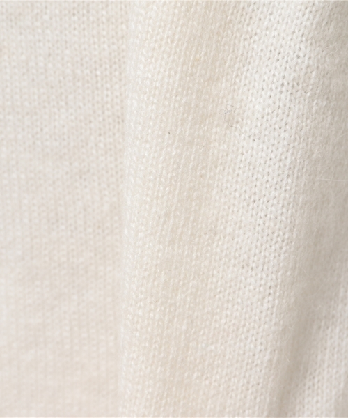 OUTLET（アウトレット）の「【DouDou】ラウンドネックP/O（ニット/セーター・レディース・オフホワイト・MEDIUM）」の8枚目の写真