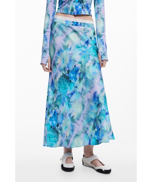 Desigual(デシグアル)の「【Desigual×Collina Strada】GARDENACOLLINA スカートロング(スカート・レディース・ブルー・S)」の3枚目の写真