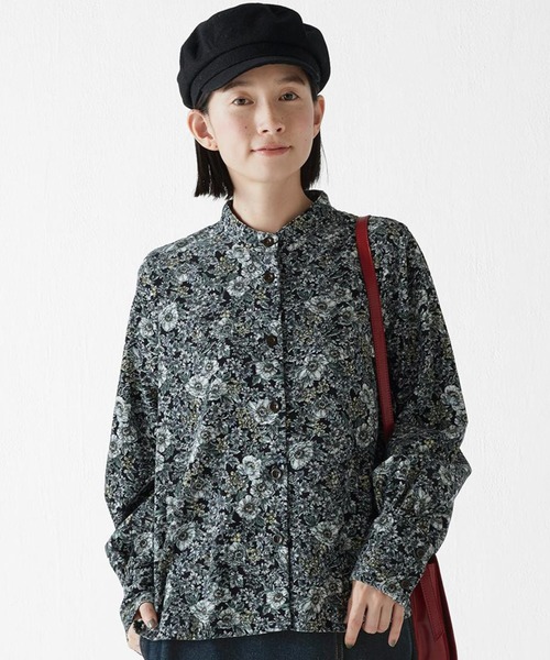 セール】サニークラウズ 冬の花畑ブラウス〈レディース〉（シャツ 