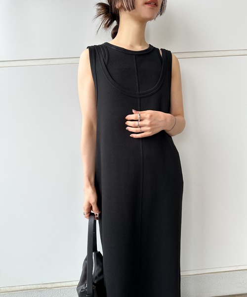 サイズ展開あり】アメスリレイヤードワンピースセット