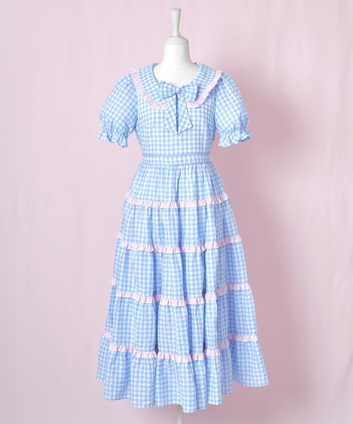 Bubble Gum ギンガムチェックワンピース（ワンピース）｜Lolime by