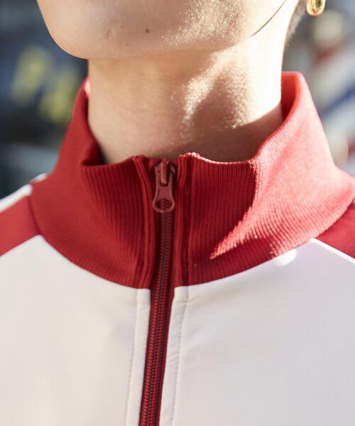 WEGO(ウィゴー)の「WEGO/ラグランライントラックジャケット(ジャージ・メンズ・ワイン/ブラウン/ネイビー・LARGE/MEDIUM)」の11枚目の写真