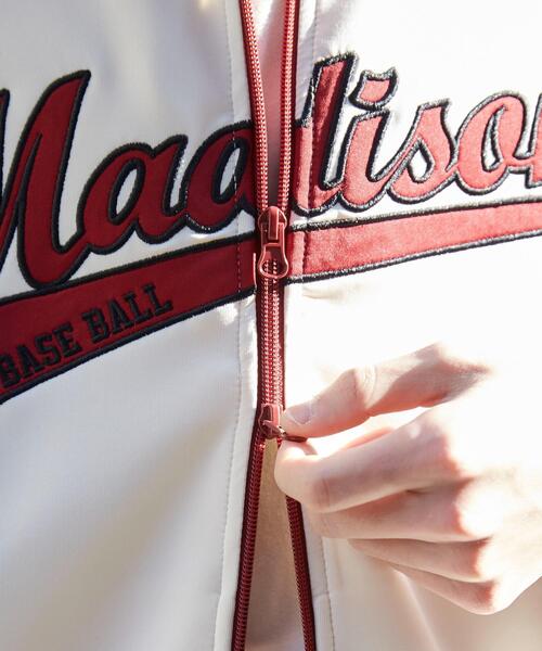 WEGO(ウィゴー)の「WEGO/ラグランライントラックジャケット(ジャージ・メンズ・ワイン/ブラウン/ネイビー・LARGE/MEDIUM)」の12枚目の写真