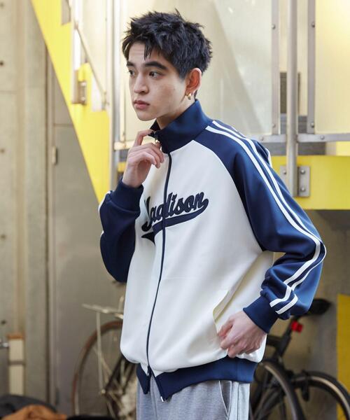 セール】WEGO/ラグランライントラックジャケット（ジャージ）｜WEGO