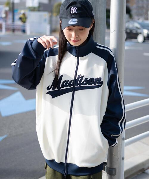 WEGO(ウィゴー)の「WEGO/ラグランライントラックジャケット(ジャージ・メンズ・ワイン/ブラウン/ネイビー・LARGE/MEDIUM)」の19枚目の写真