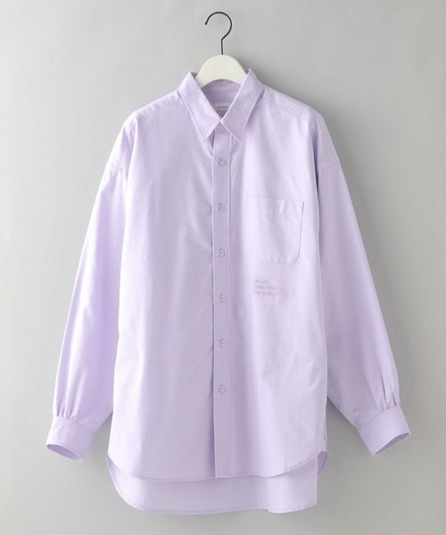 e/rm（イーアールエム）の「【e/rm・コラボ】AOR＊e/rm ／BIGシャツ（シャツ/ブラウス・レディース・オフホワイト/ライトブルー/ライトパープル・FREE）」の3枚目の写真