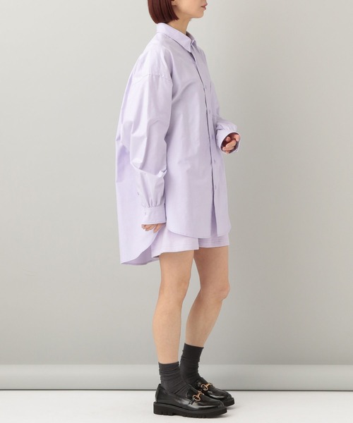 e/rm（イーアールエム）の「【e/rm・コラボ】AOR＊e/rm ／BIGシャツ（シャツ/ブラウス・レディース・オフホワイト/ライトブルー/ライトパープル・FREE）」の21枚目の写真