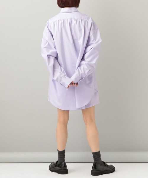 e/rm（イーアールエム）の「【e/rm・コラボ】AOR＊e/rm ／BIGシャツ（シャツ/ブラウス・レディース・オフホワイト/ライトブルー/ライトパープル・FREE）」の20枚目の写真