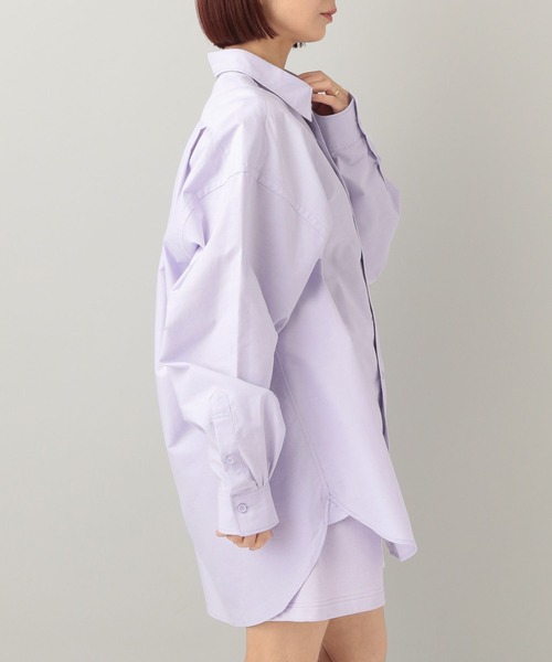 e/rm（イーアールエム）の「【e/rm・コラボ】AOR＊e/rm ／BIGシャツ（シャツ/ブラウス・レディース・オフホワイト/ライトブルー/ライトパープル・FREE）」の17枚目の写真