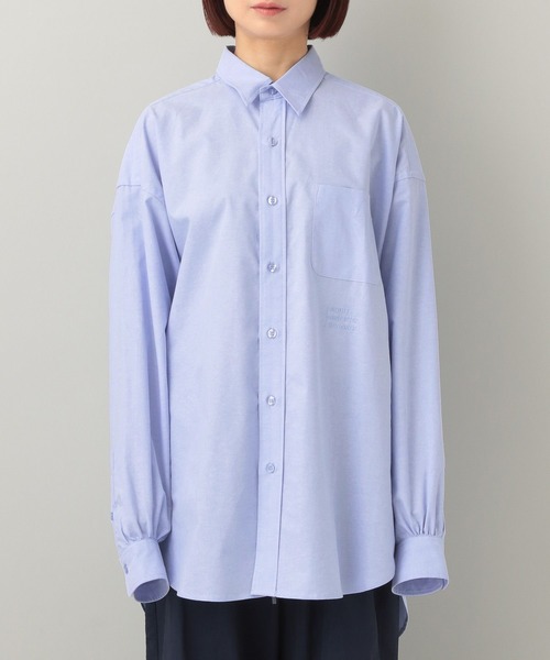 e/rm（イーアールエム）の「【e/rm・コラボ】AOR＊e/rm ／BIGシャツ（シャツ/ブラウス・レディース・オフホワイト/ライトブルー/ライトパープル・FREE）」の15枚目の写真