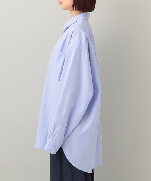 e/rm（イーアールエム）の「【e/rm・コラボ】AOR＊e/rm ／BIGシャツ（シャツ/ブラウス・レディース・オフホワイト/ライトブルー/ライトパープル・FREE）」の14枚目の写真