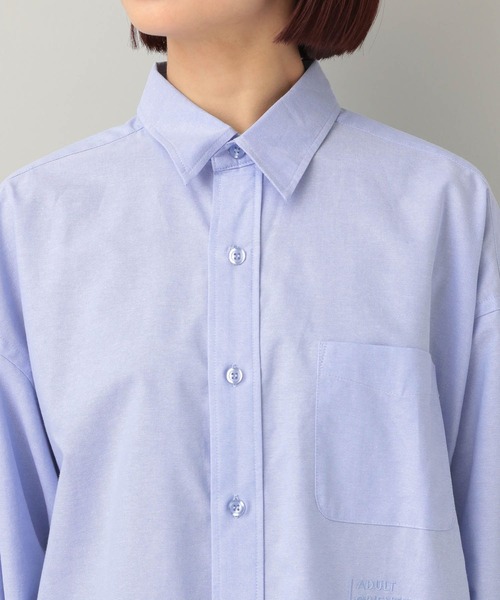 e/rm（イーアールエム）の「【e/rm・コラボ】AOR＊e/rm ／BIGシャツ（シャツ/ブラウス・レディース・オフホワイト/ライトブルー/ライトパープル・FREE）」の12枚目の写真