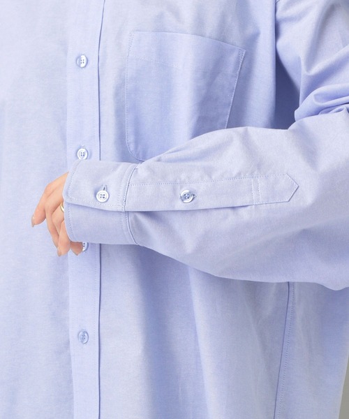 e/rm（イーアールエム）の「【e/rm・コラボ】AOR＊e/rm ／BIGシャツ（シャツ/ブラウス・レディース・オフホワイト/ライトブルー/ライトパープル・FREE）」の10枚目の写真