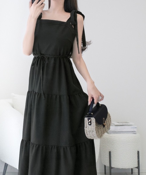 セール】cross flare cami onepiece / クロスフレアキャミ