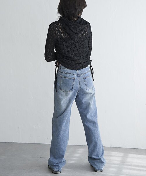 VENCEEXCHANGE(ヴァンスエクスチェンジ)の「レースフーディー(Tシャツ/カットソー・レディース・オフホワイト/ブラック・FREE)」の9枚目の写真