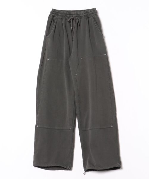 Figments（フィグメンツ）の「ダブルニーサルファースウェットパンツ（スウェットパンツ・レディース・スミクロ・FREE）」の14枚目の写真