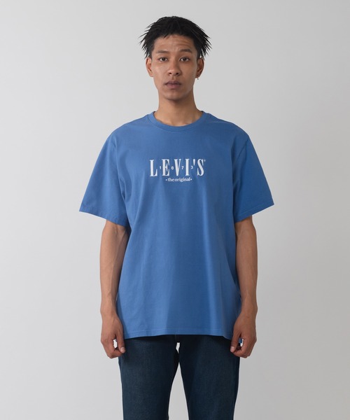 Levi's(リーバイス)の「Levi's/リーバイス リラックスフィット Tシャツ(Tシャツ/カットソー・メンズ・ブルー・XL/L/M/S)」の1枚目の写真