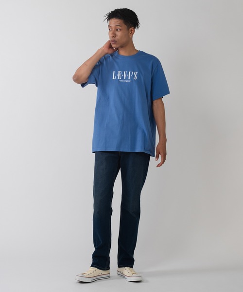 Levi's(リーバイス)の「Levi's/リーバイス リラックスフィット Tシャツ(Tシャツ/カットソー・メンズ・ブルー・XL/L/M/S)」の9枚目の写真