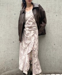 【2025SS】ニュアンス柄ロングキャミワンピース